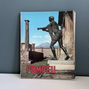 Vintage 1970s Book Pompeii By Alfonso De Franciscis English 1976 T66